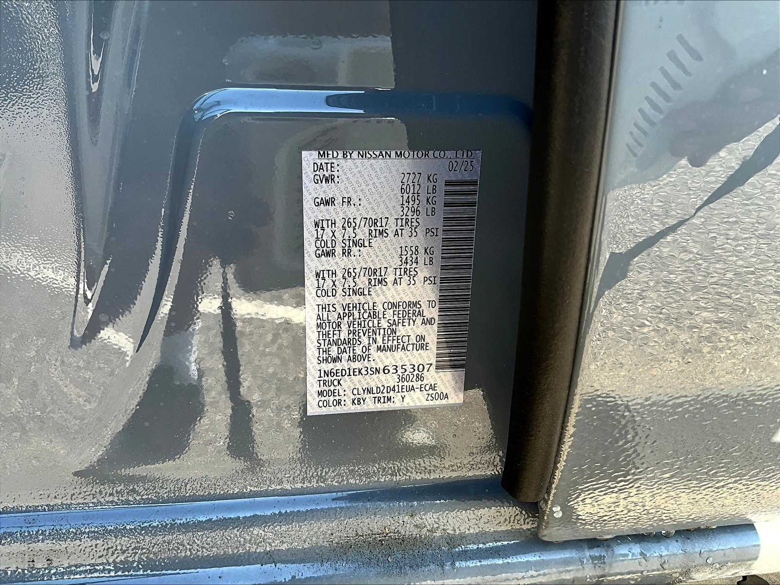 2025 Nissan Frontier PRO-4X - Photo 17