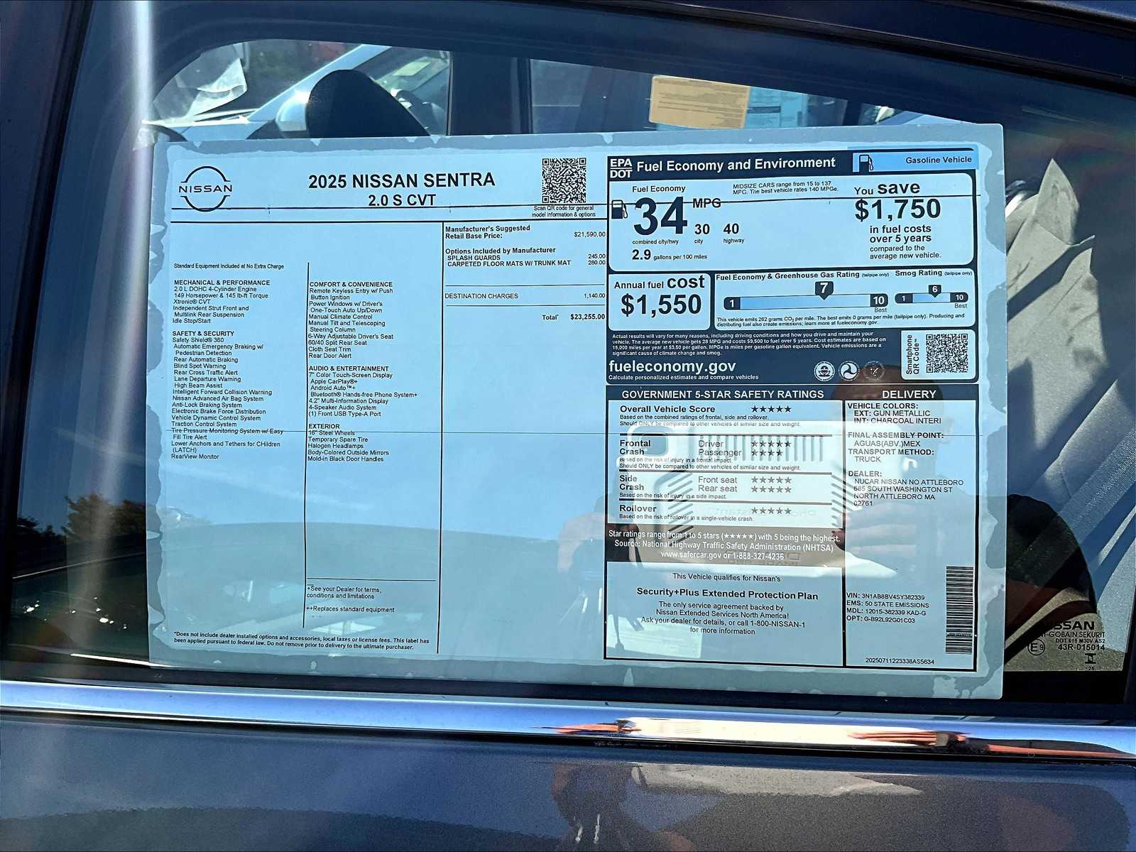 2025 Nissan Sentra S - Photo 17