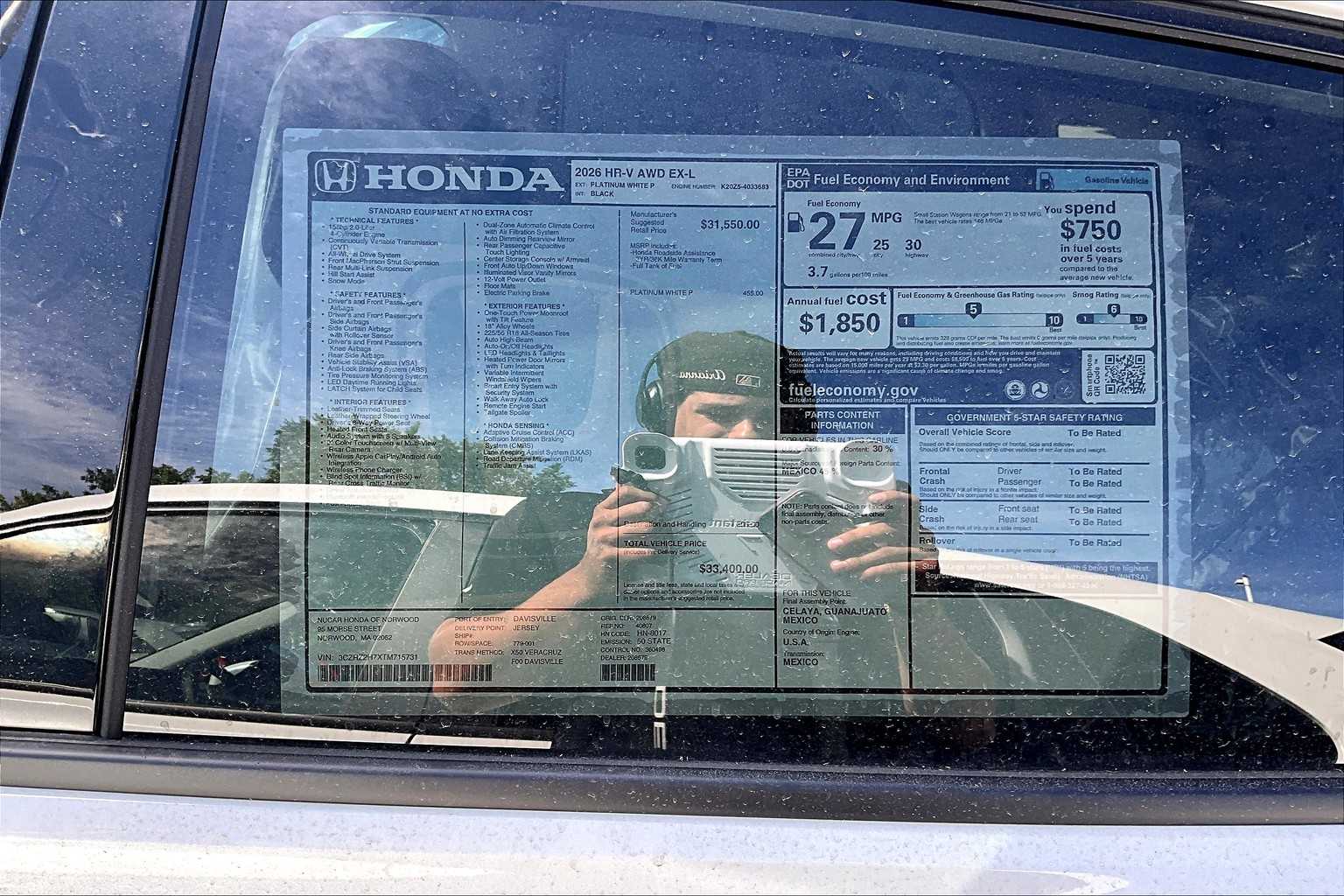 2026 Honda HR-V EX-L - Photo 17