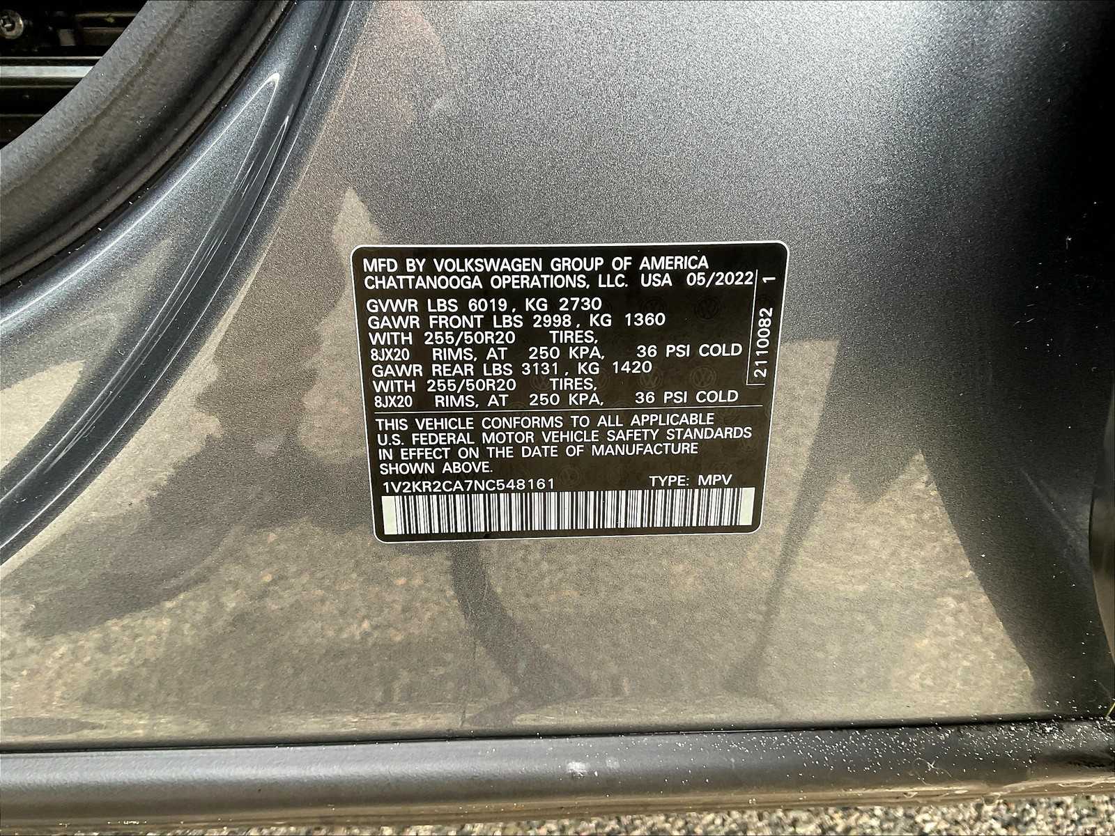 2022 Volkswagen Atlas 3.6L V6 SE w/Technology - Photo 35