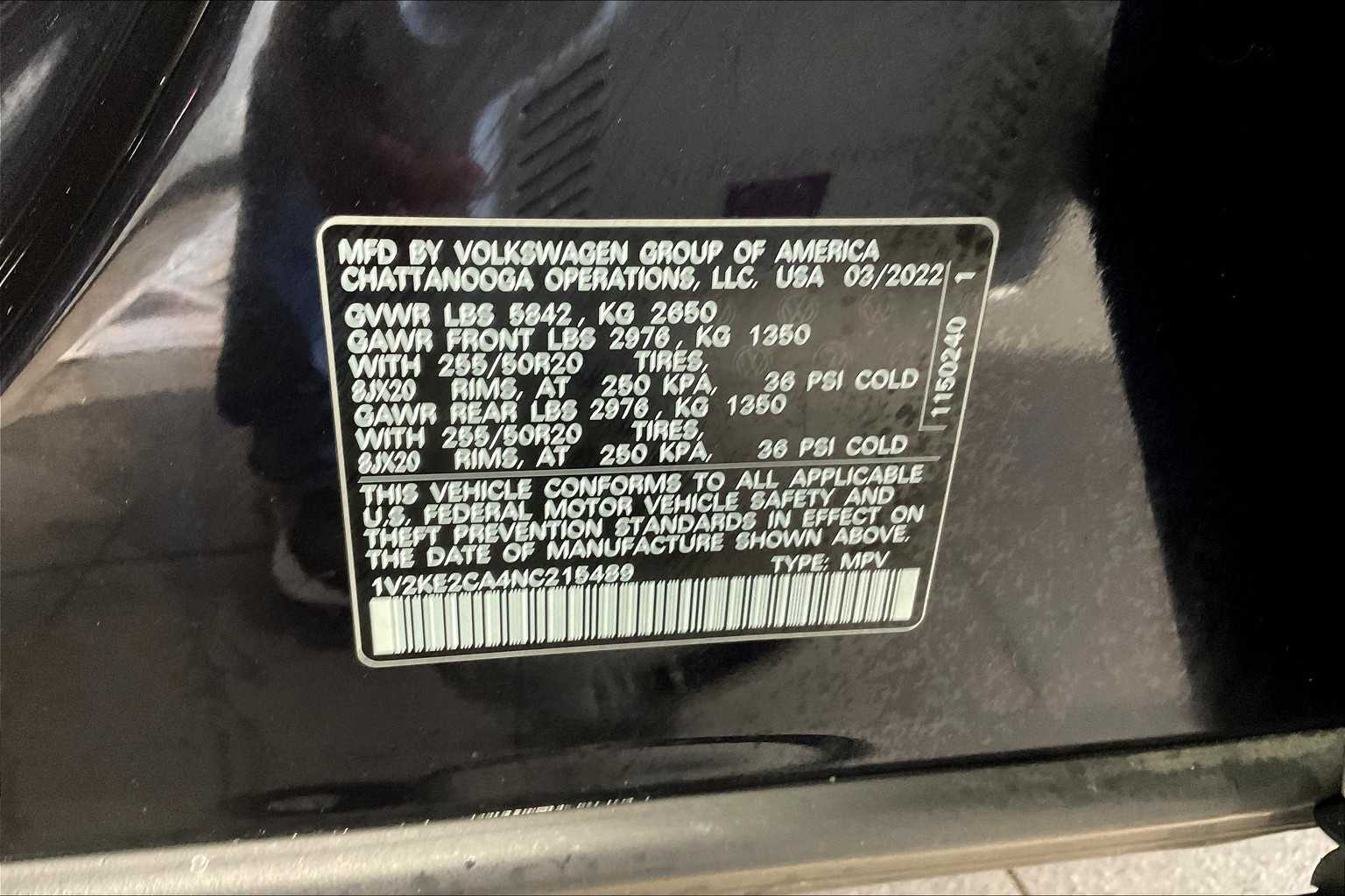 2022 Volkswagen Atlas Cross Sport 3.6L V6 SE w/Technology - Photo 36