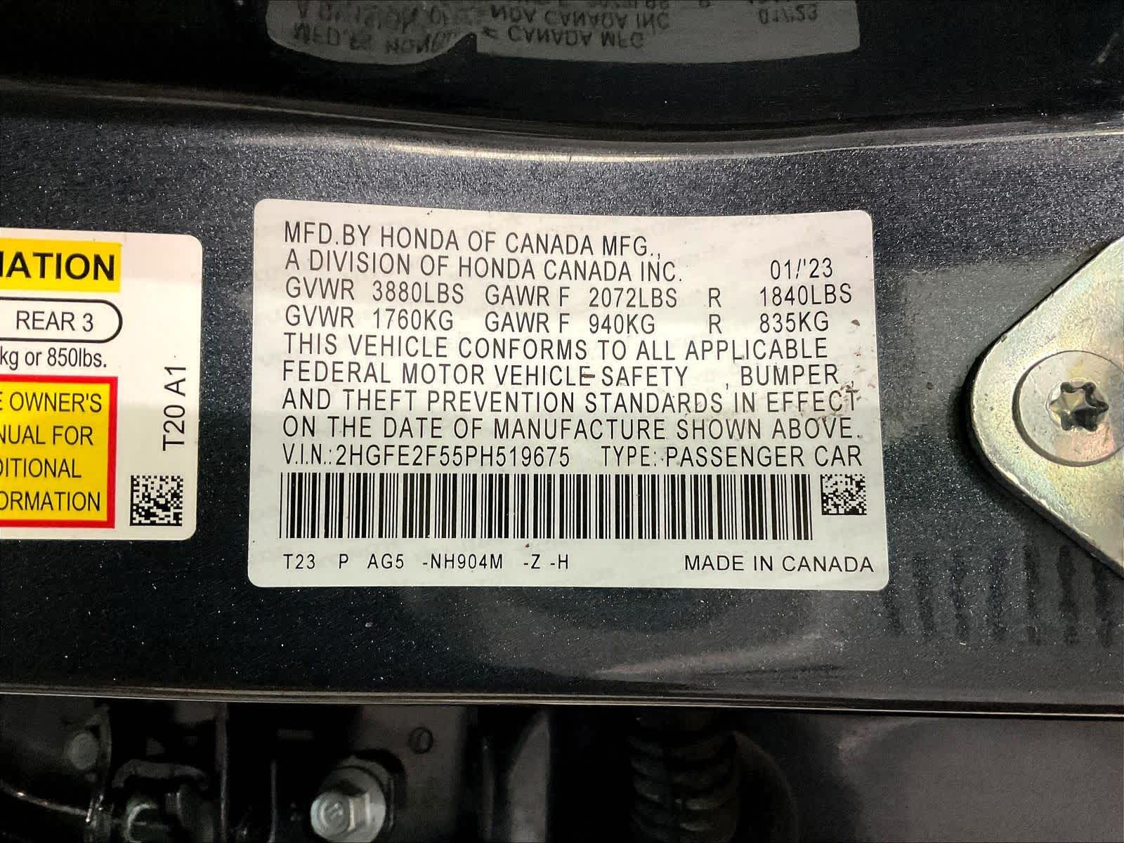 2023 Honda Civic Sport - Photo 33