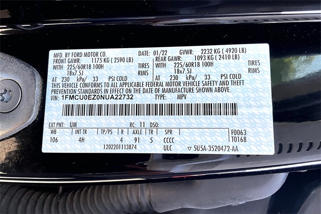 2022 Ford Escape Plug-In Hybrid SE - Photo 33