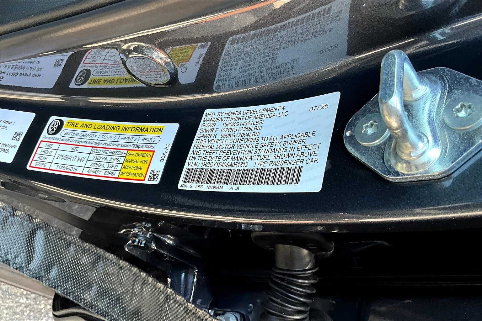 2025 Honda Accord SE - Photo 18