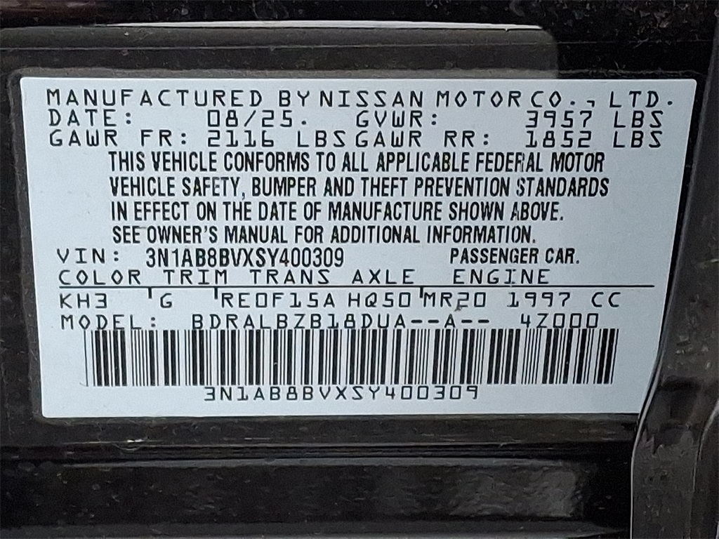 2025 Nissan Sentra S - Photo 18