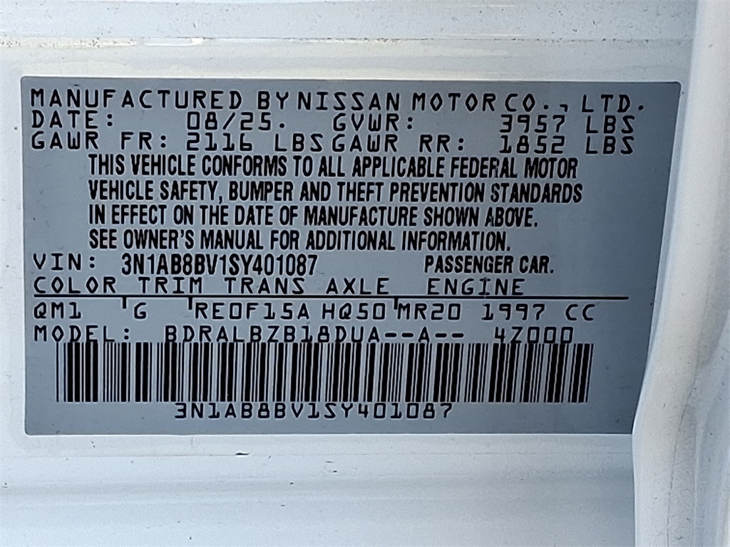 2025 Nissan Sentra S - Photo 18