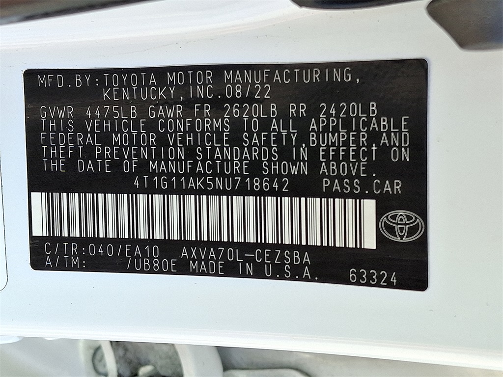 2022 Toyota Camry SE - Photo 26