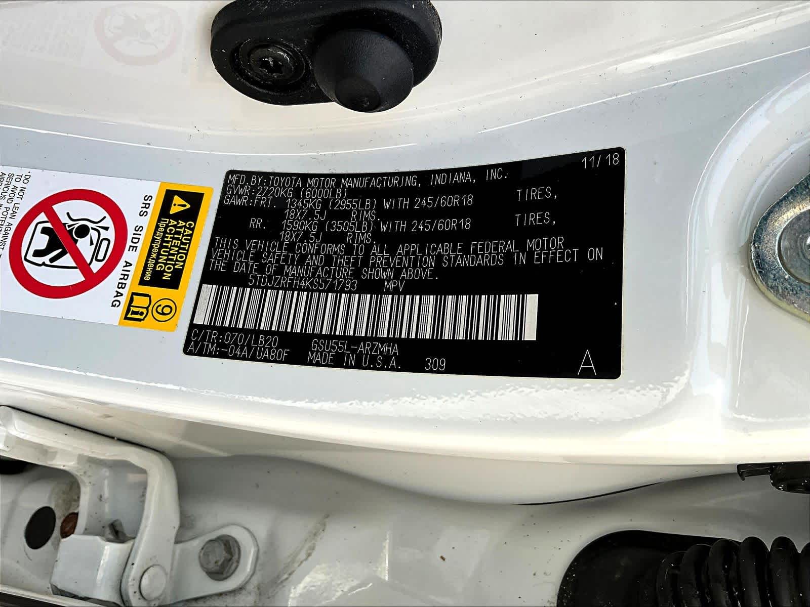 2019 Toyota Highlander XLE - Photo 37