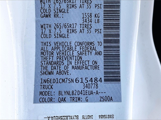 2025 Nissan Frontier SV - Photo 34