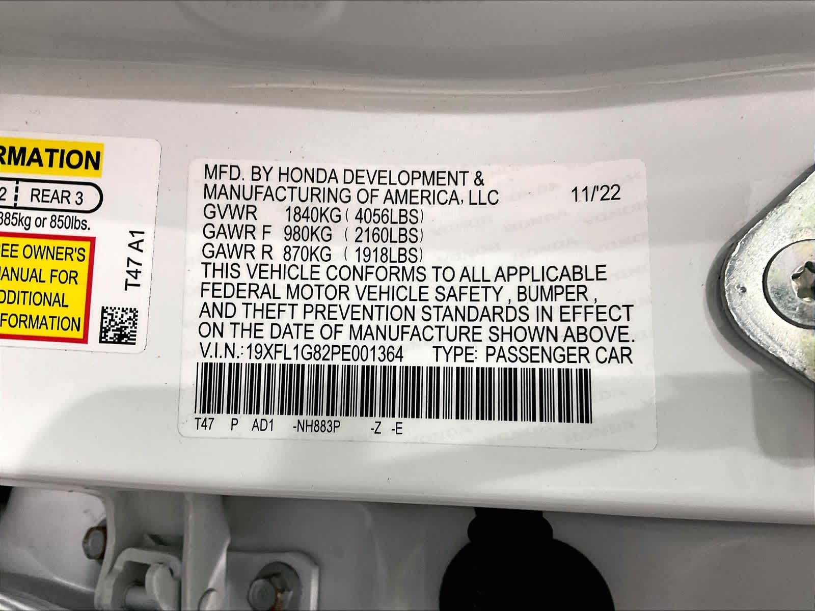 2023 Honda Civic Hatchback Sport Touring - Photo 35