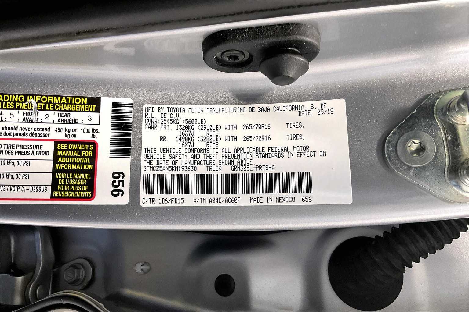 2019 Toyota Tacoma TRD Off Road - Photo 36