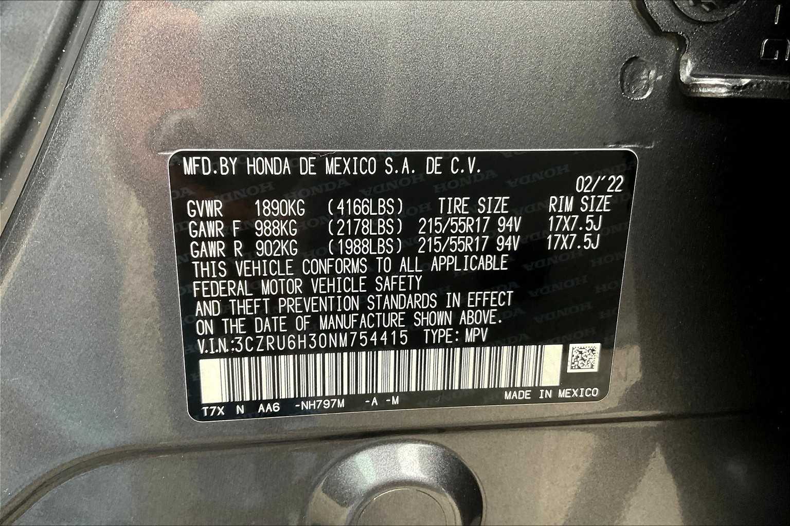 2022 Honda HR-V LX - Photo 34