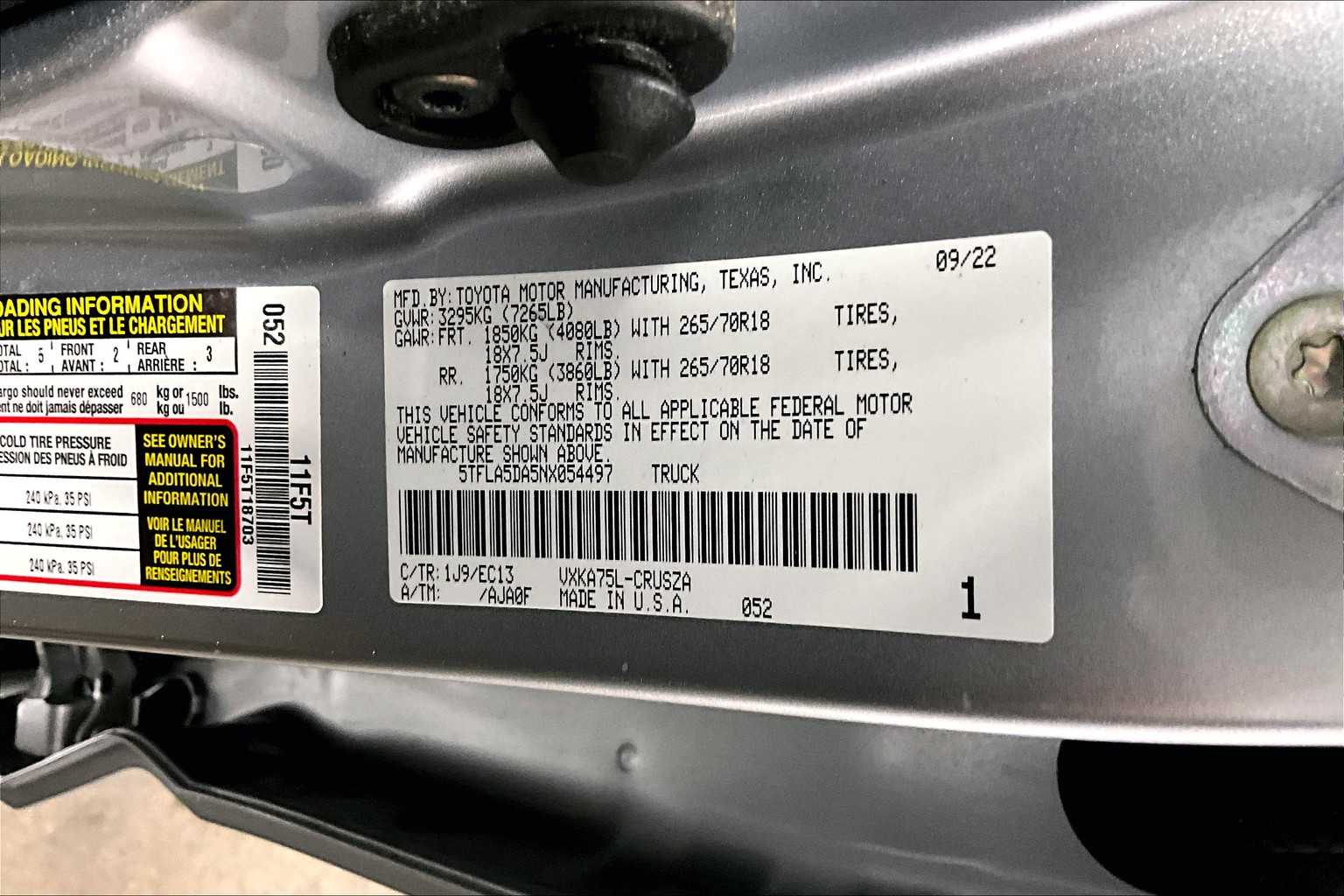 2022 Toyota Tundra SR5 - Photo 34