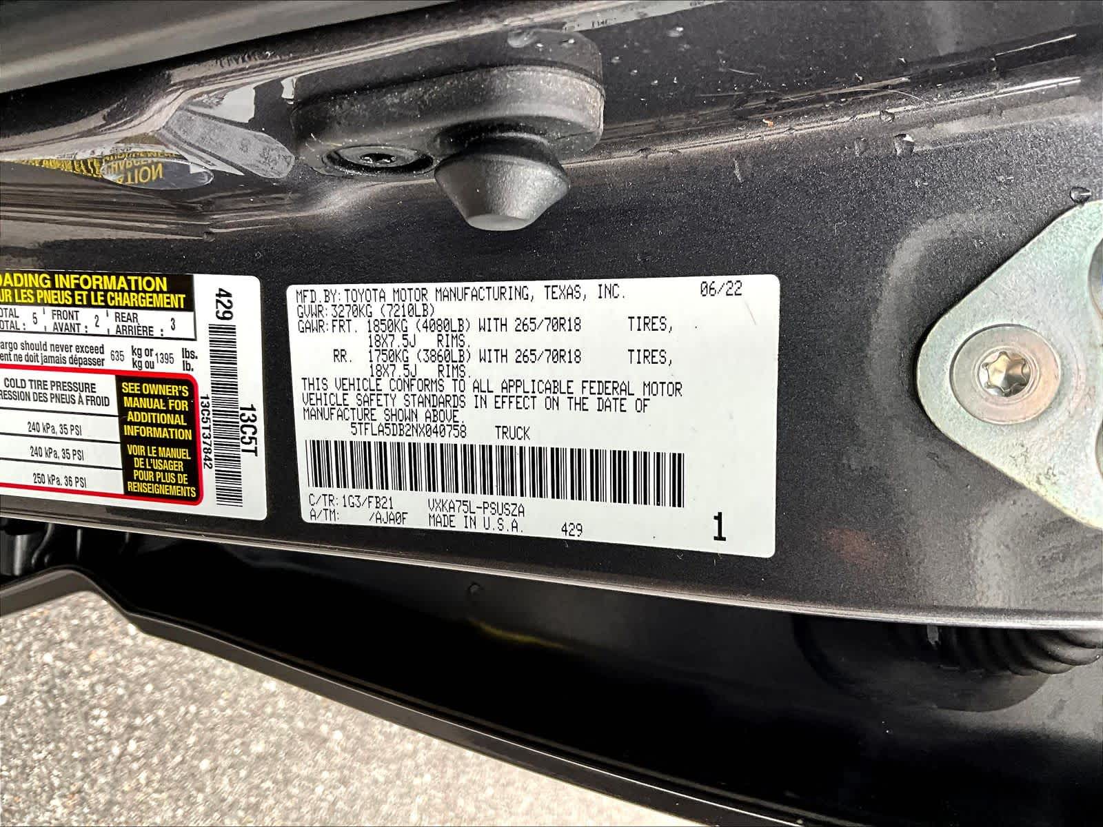 2022 Toyota Tundra SR5 - Photo 37