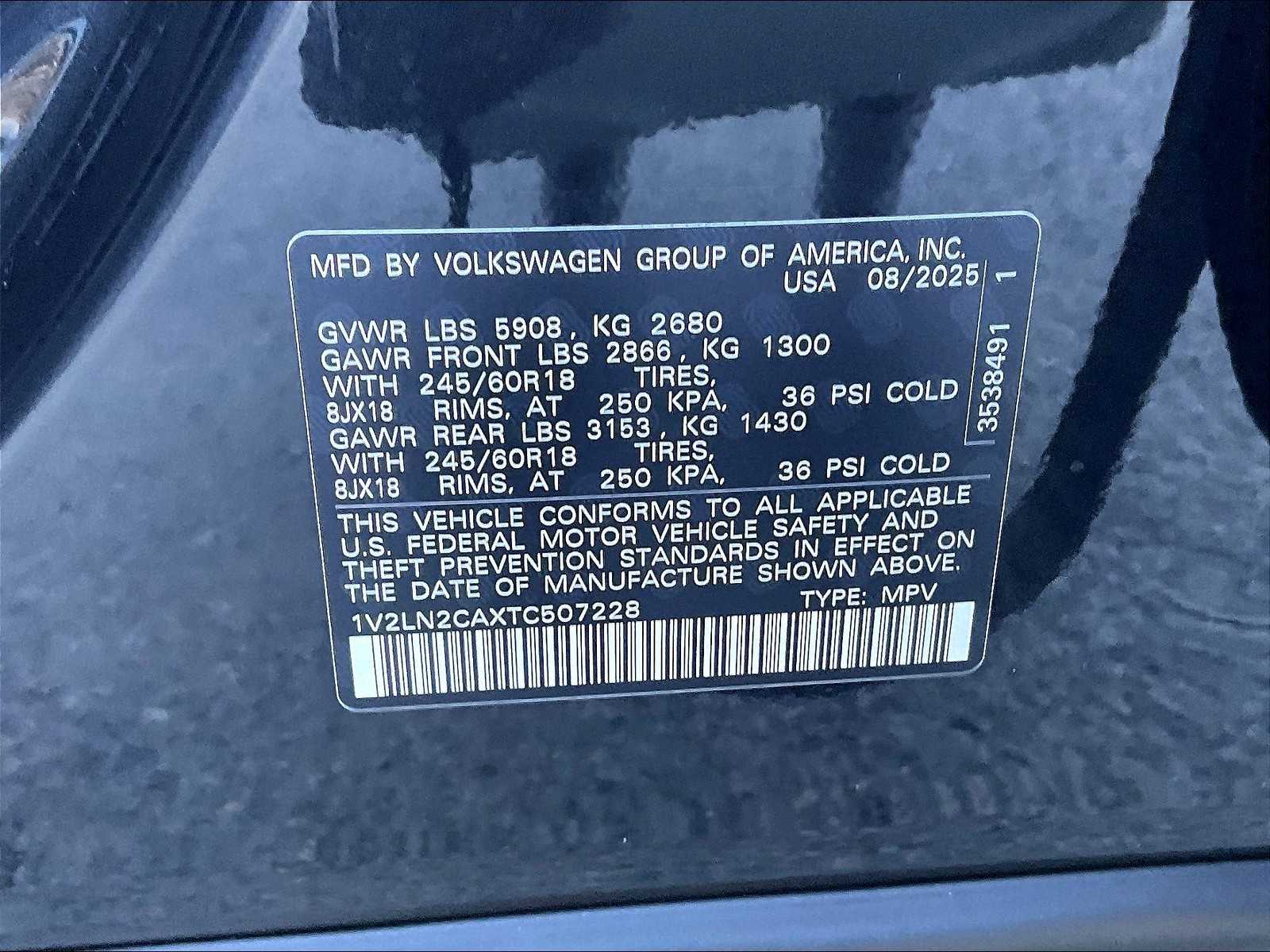 2026 Volkswagen Atlas 2.0T SE - Photo 17