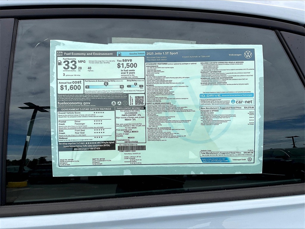 2025 Volkswagen Jetta 1.5T Sport - Photo 17