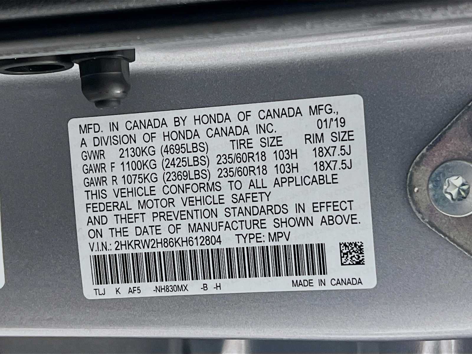 2019 Honda CR-V EX-L - Photo 33