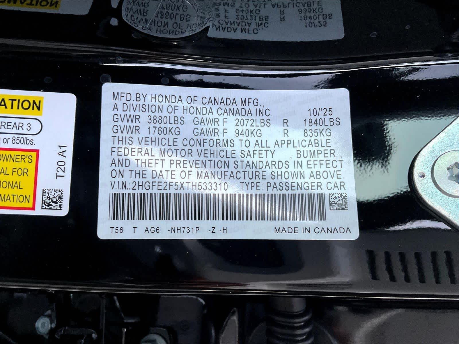 2026 Honda Civic Sport - Photo 17