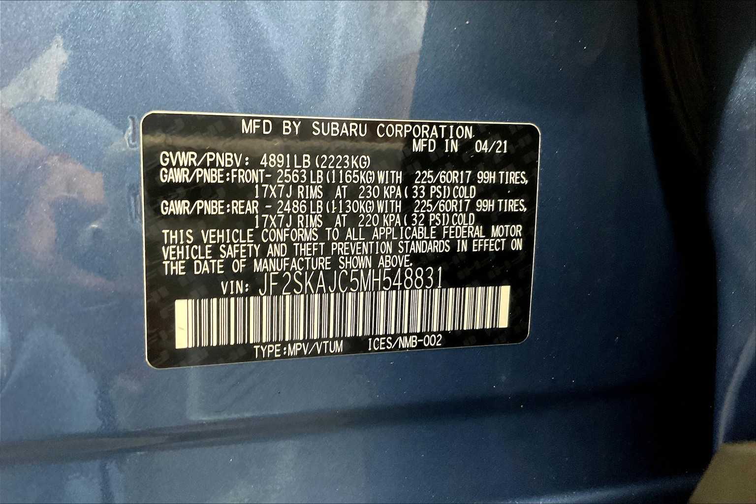 2021 Subaru Forester Premium - Photo 36
