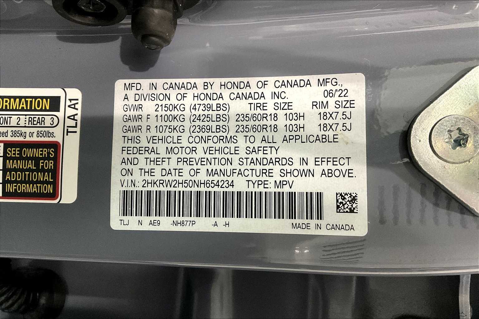 2022 Honda CR-V EX - Photo 35
