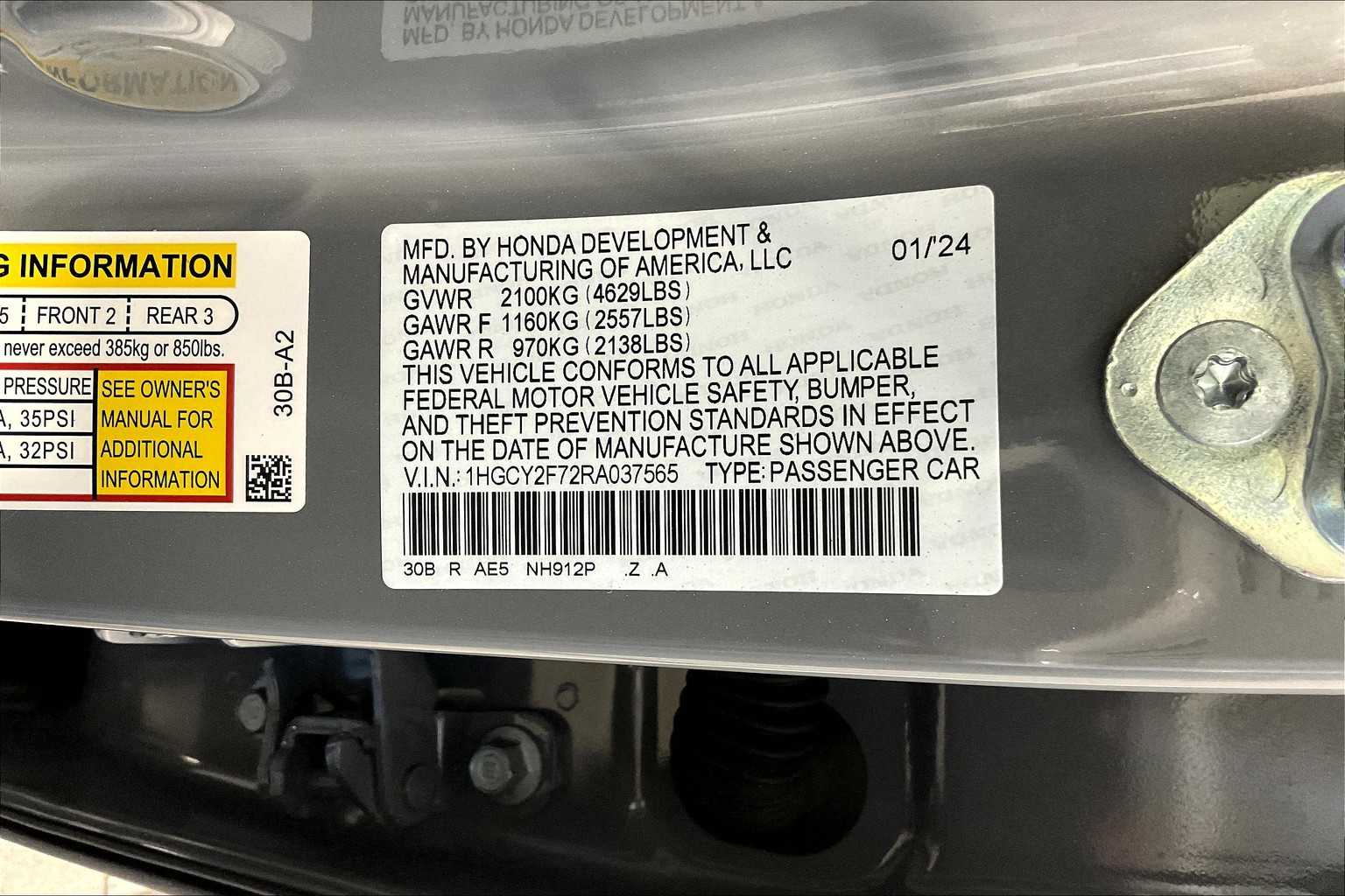 2024 Honda Accord Hybrid Sport-L - Photo 36