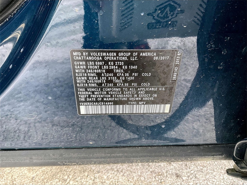 2018 Volkswagen Atlas 3.6L V6 SE - Photo 33