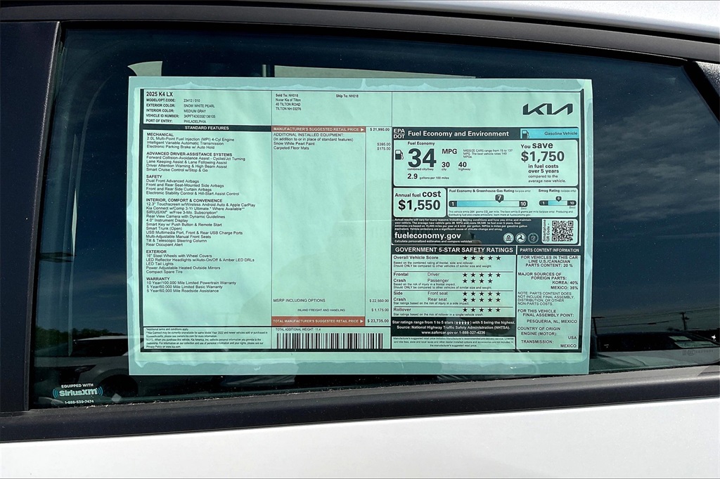 2025 Kia K4 LX - Photo 17