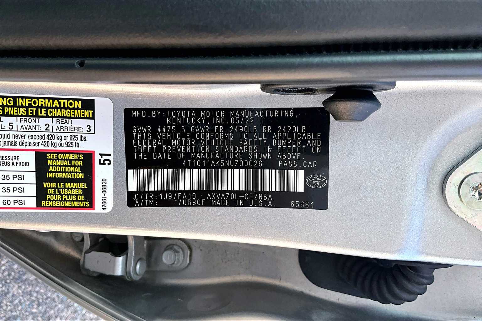 2022 Toyota Camry LE - Photo 6