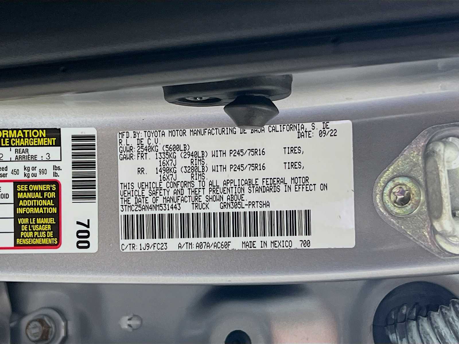 2022 Toyota Tacoma SR5 - Photo 30