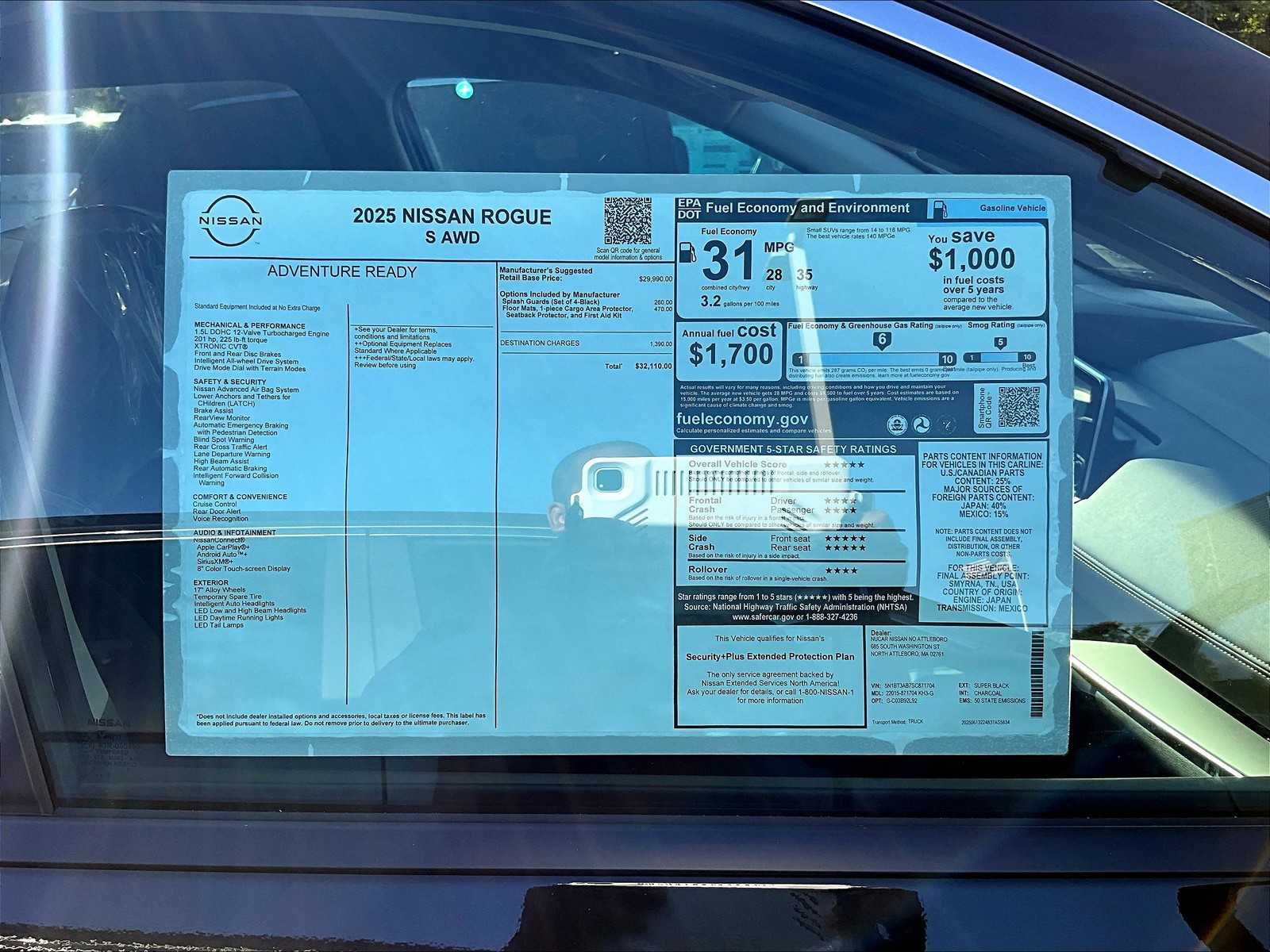 2025 Nissan Rogue S - Photo 17