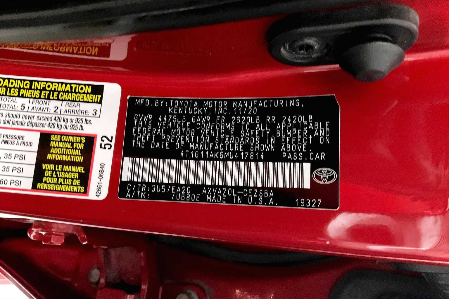 2021 Toyota Camry SE - Photo 35