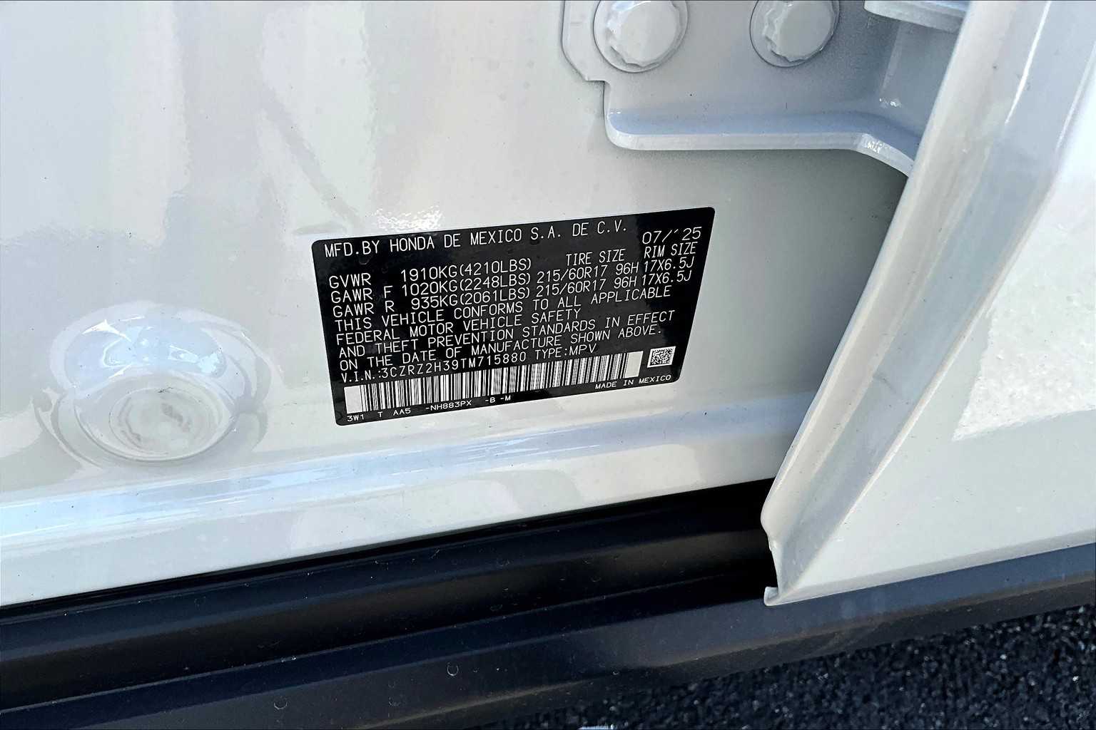 2026 Honda HR-V LX - Photo 17