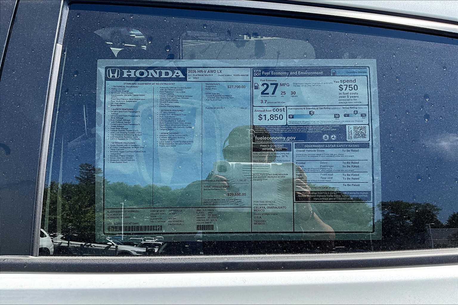 2026 Honda HR-V LX - Photo 18