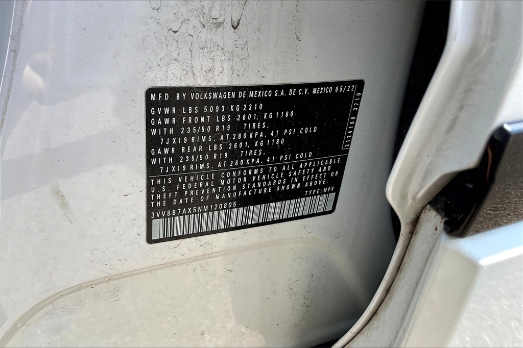 2022 Volkswagen Tiguan 2.0T SE R-Line Black - Photo 32