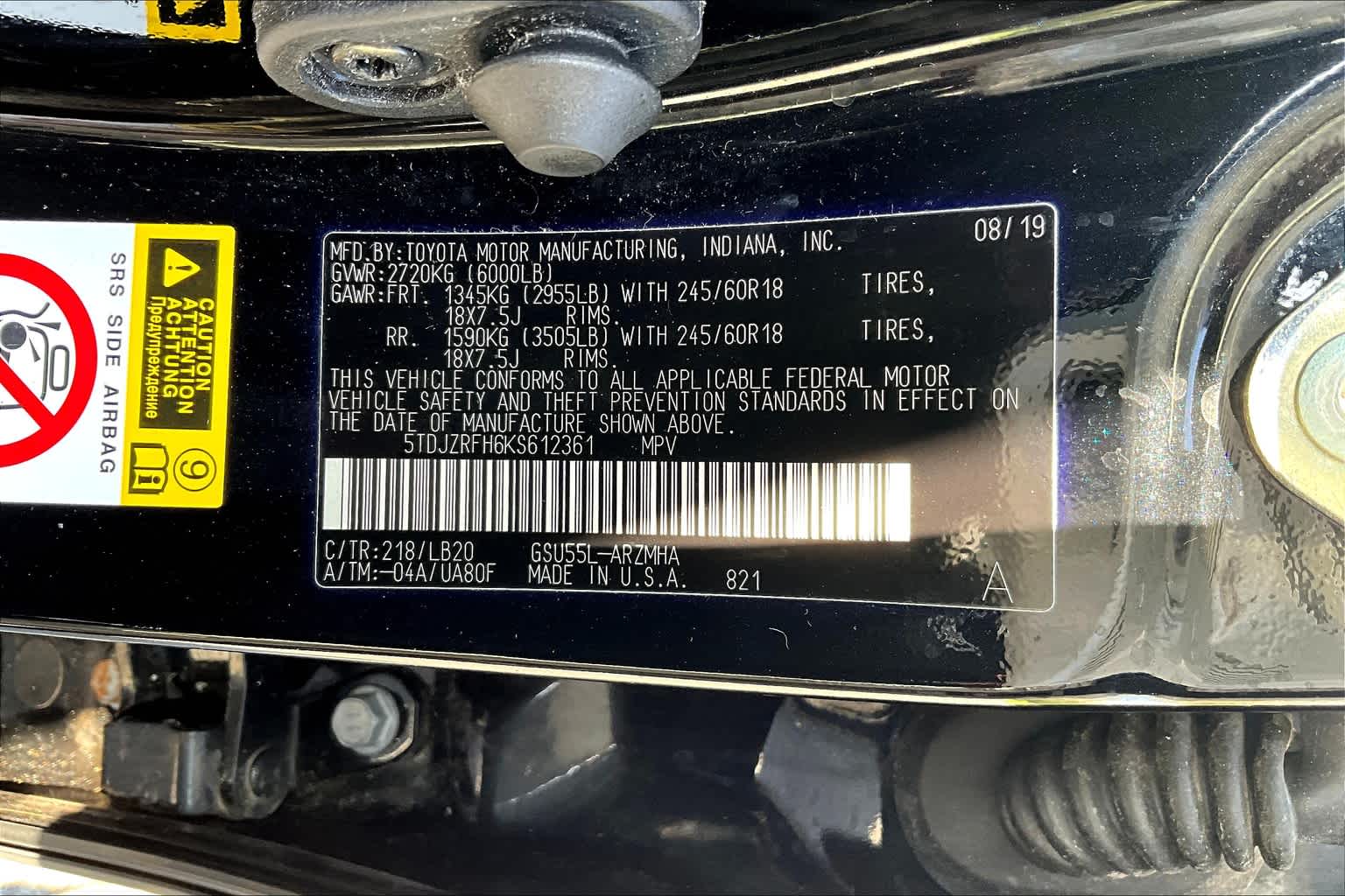 2019 Toyota Highlander XLE - Photo 37