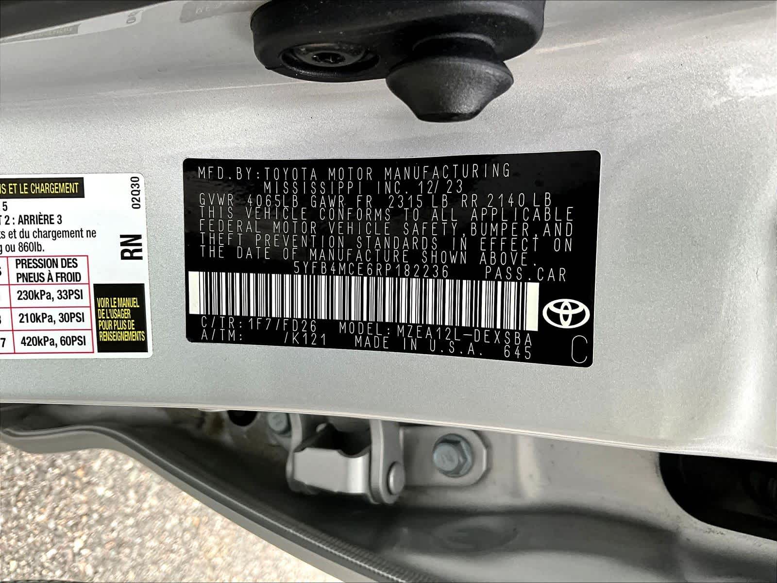 2024 Toyota Corolla Nightshade Edition - Photo 36