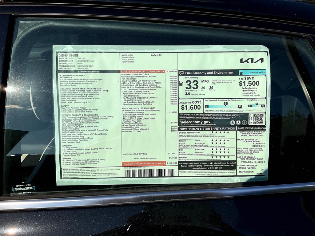 2025 Kia K4 GT-Line - Photo 17