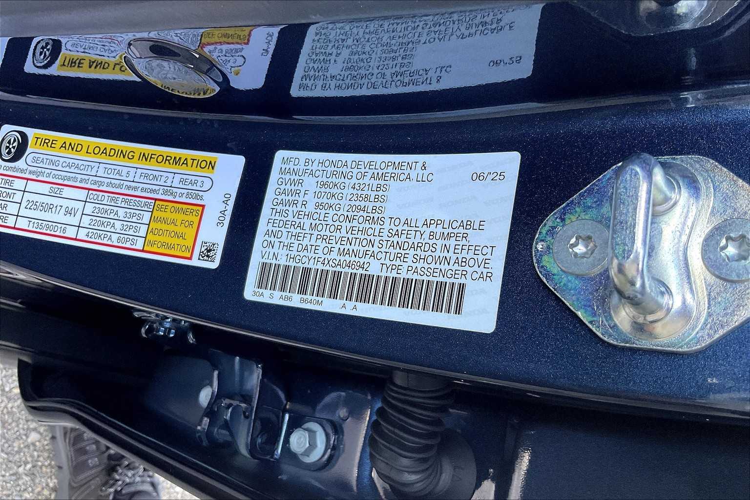 2025 Honda Accord SE - Photo 18