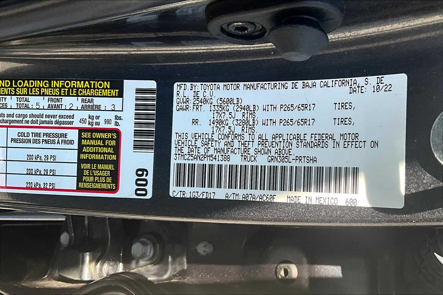 2023 Toyota Tacoma TRD Sport - Photo 37