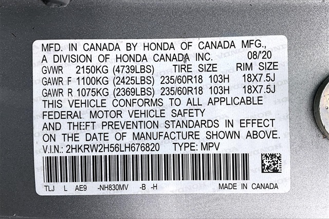 2020 Honda CR-V EX - Photo 34
