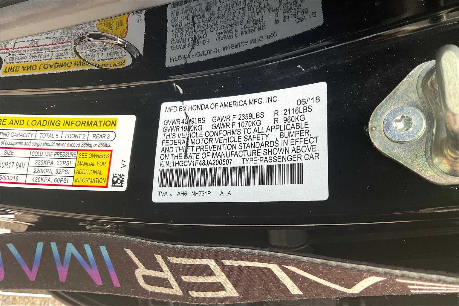 2018 Honda Accord EX 1.5T - Photo 34