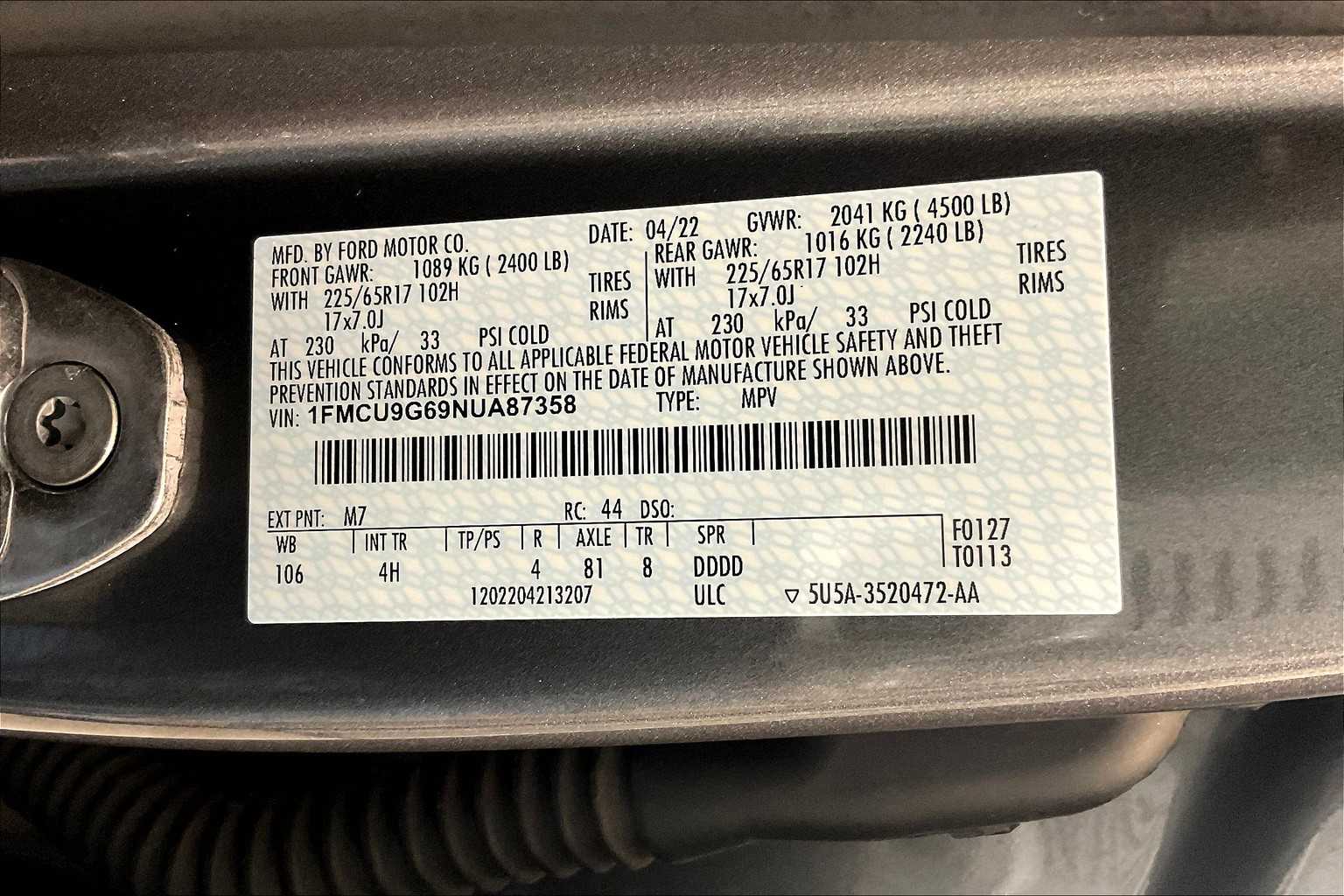 2022 Ford Escape SE - Photo 36