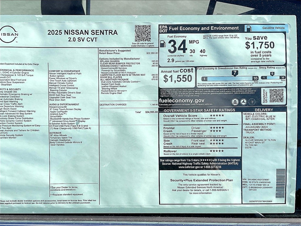 2025 Nissan Sentra SV - Photo 17