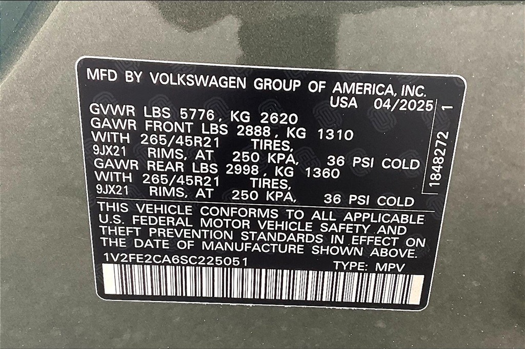 2025 Volkswagen Atlas Cross Sport 2.0T SEL Premium R-Line - Photo 16