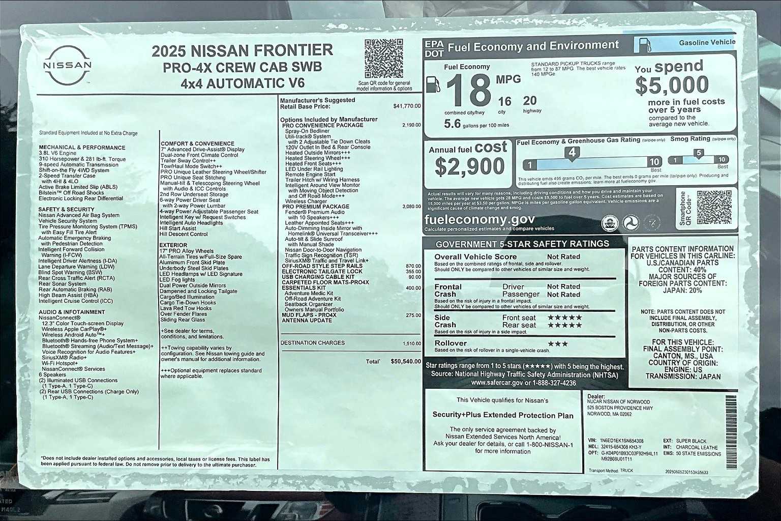 2025 Nissan Frontier PRO-4X - Photo 17