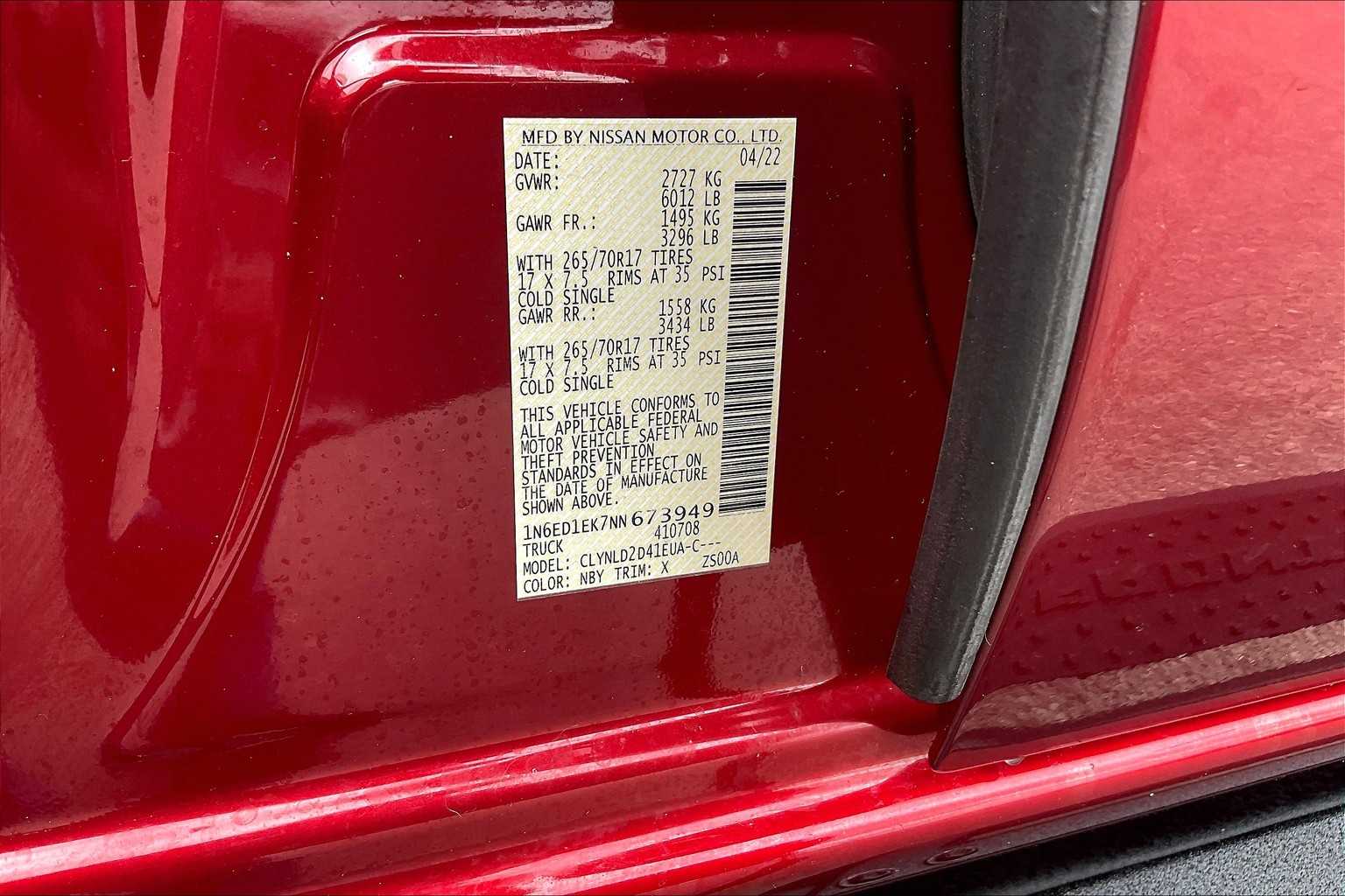 2022 Nissan Frontier PRO-4X - Photo 36