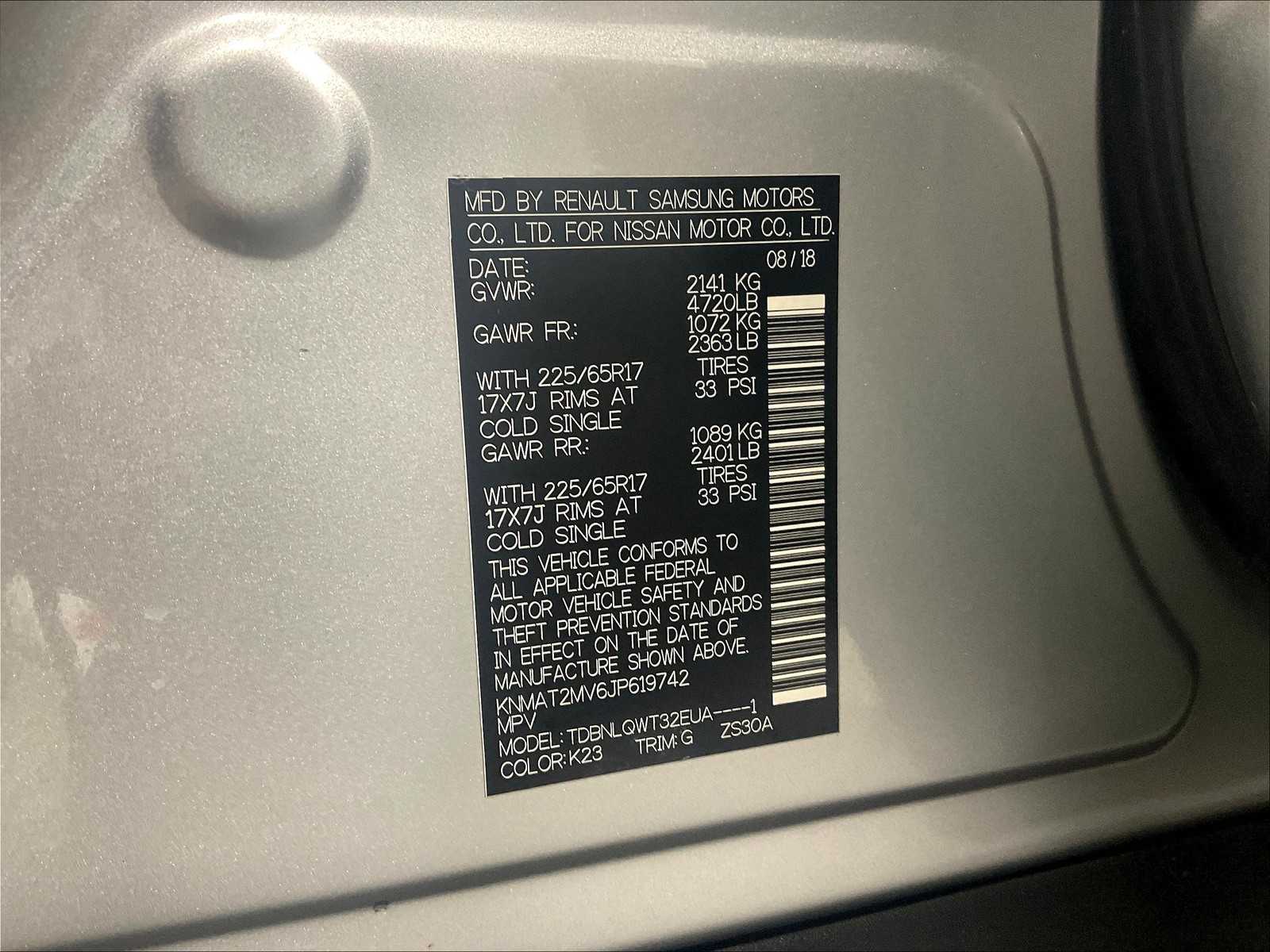 2018 Nissan Rogue SV - Photo 36
