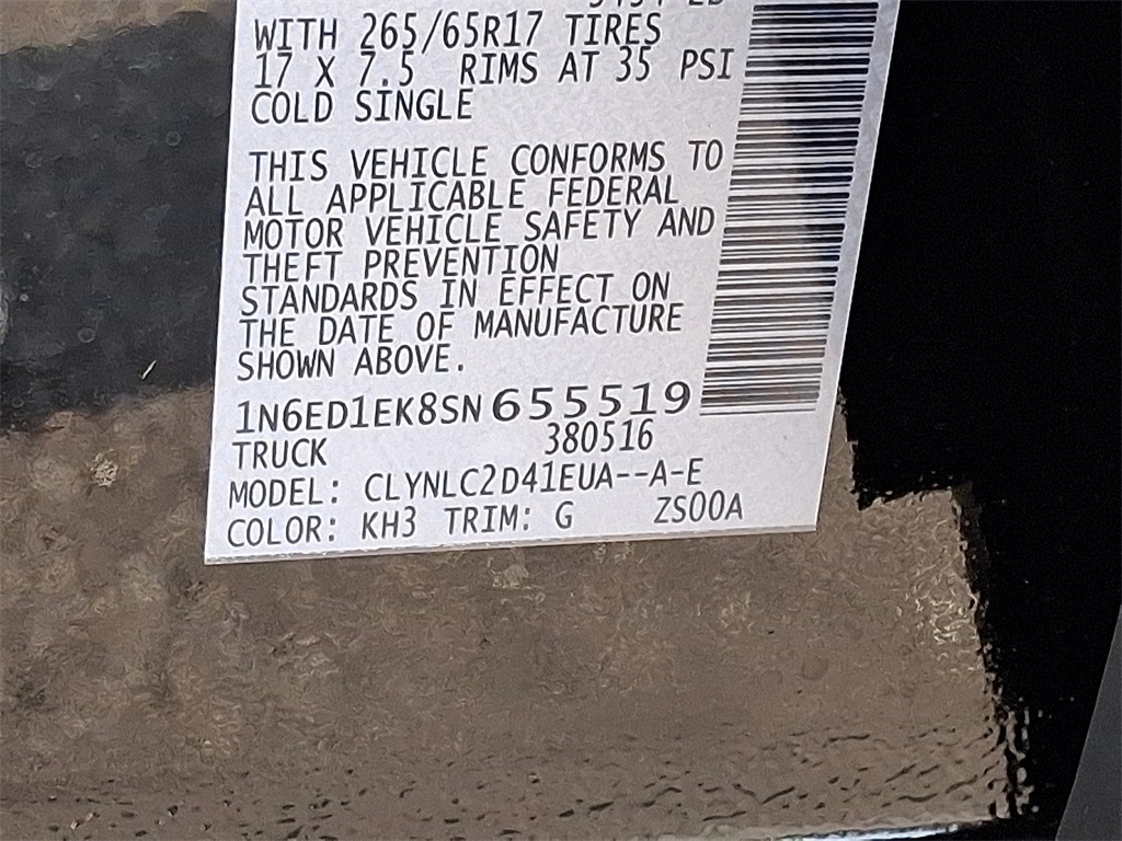 2025 Nissan Frontier SV - Photo 19