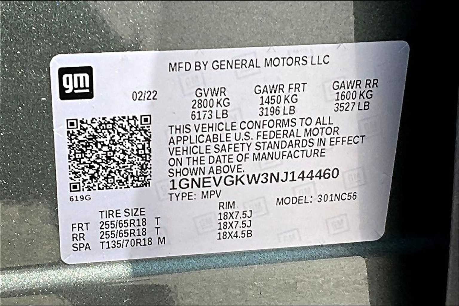 2022 Chevrolet Traverse LT Cloth - Photo 35