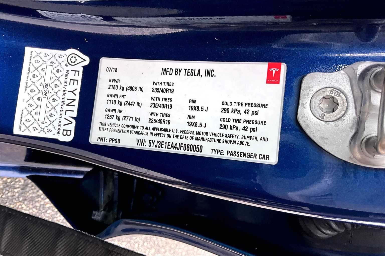 2018 Tesla Model 3 Long Range Battery - Photo 31
